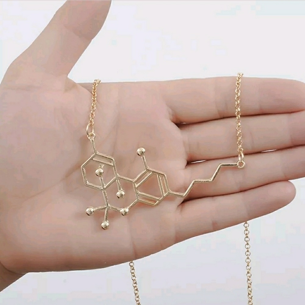 THC Molecular Necklace - Picture 4 of 4